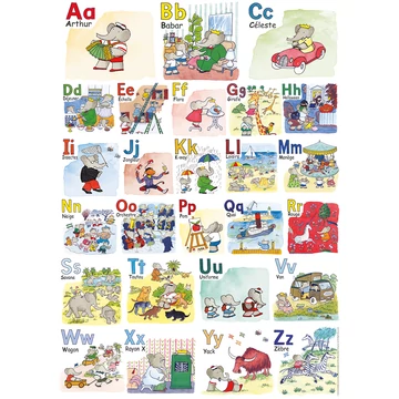 Nathan Babar's Alphabet Book 1000 darabos kirakó