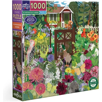Eeboo Scandinavian Garden 1000 darabos kirakó