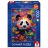 Kép 1/2 - Schmidt Panda in a rainbow-coloured forest 1000 darabos kirakó