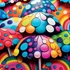 Kép 2/2 - Yazz Colorful Umbrella 1000 darabos kirakó