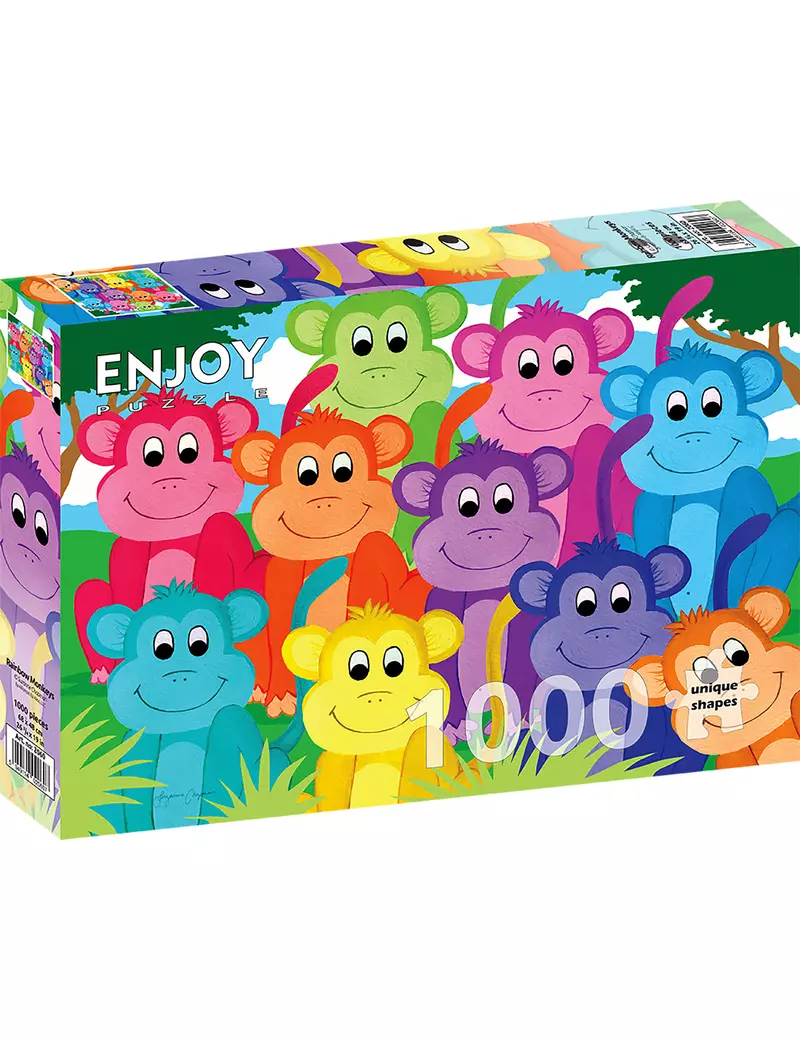 Enjoy Rainbow Monkeys 1000 darabos kirakó