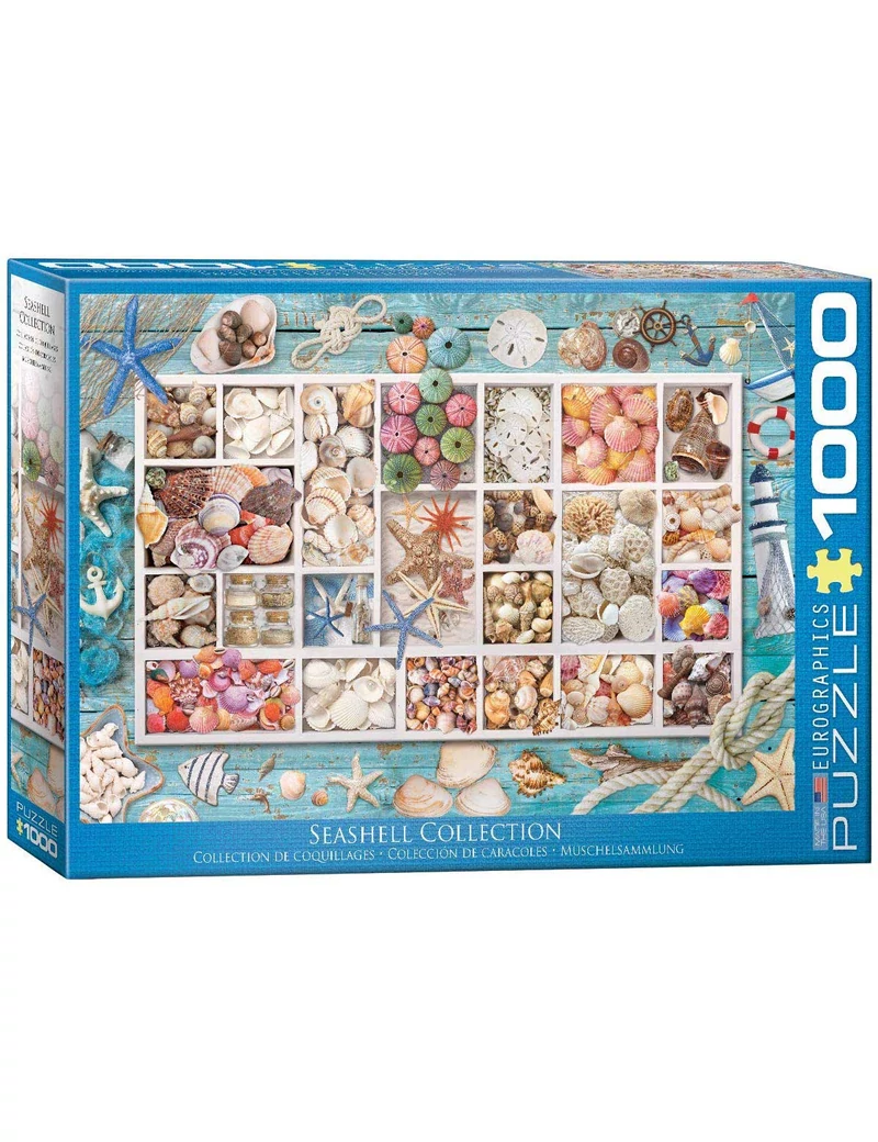Eurographics Seashell Collection 1000 darabos kirakó