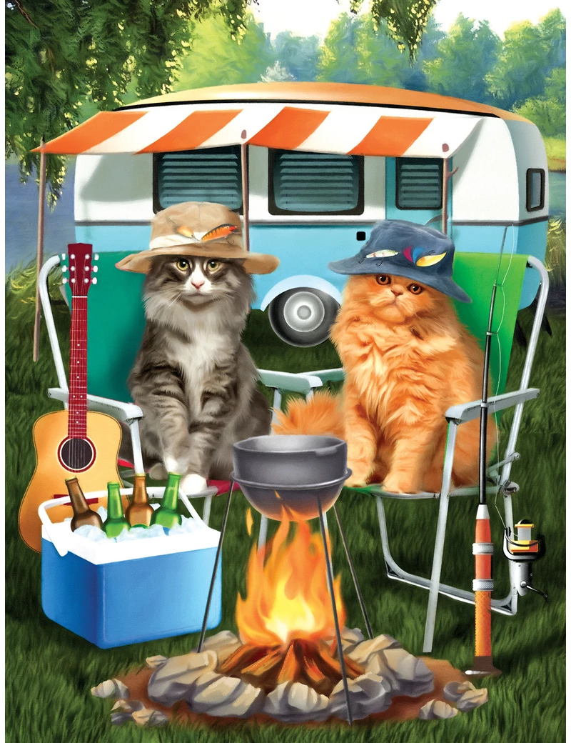 SunsOut XXL - Camping Buddies 300 darabos kirakó 