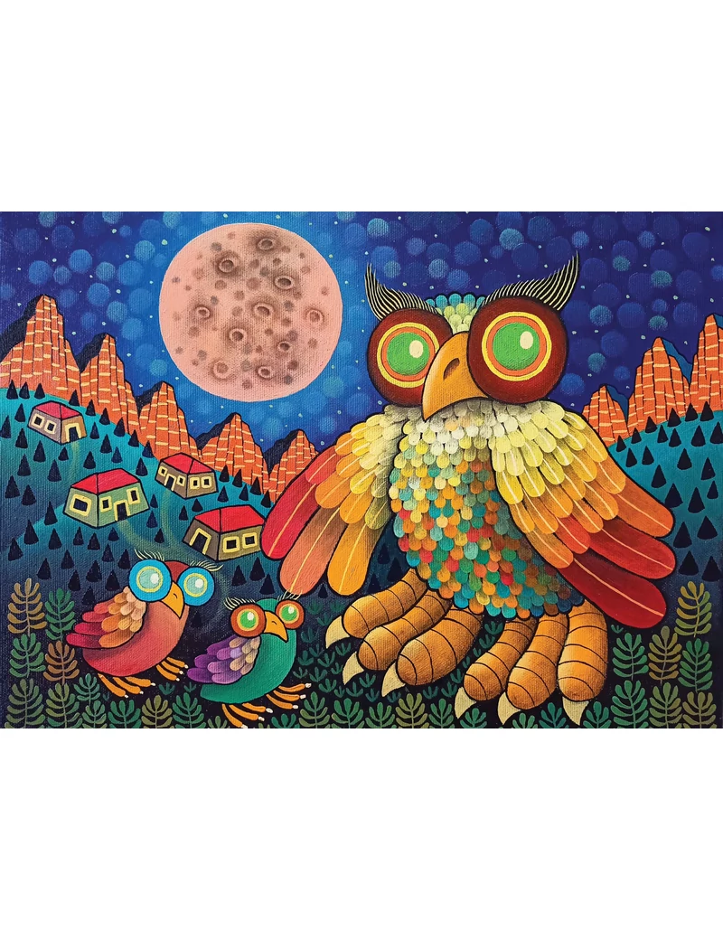 Art & Fable Puzzle Company Alpine Owls 500 darabos kirakó