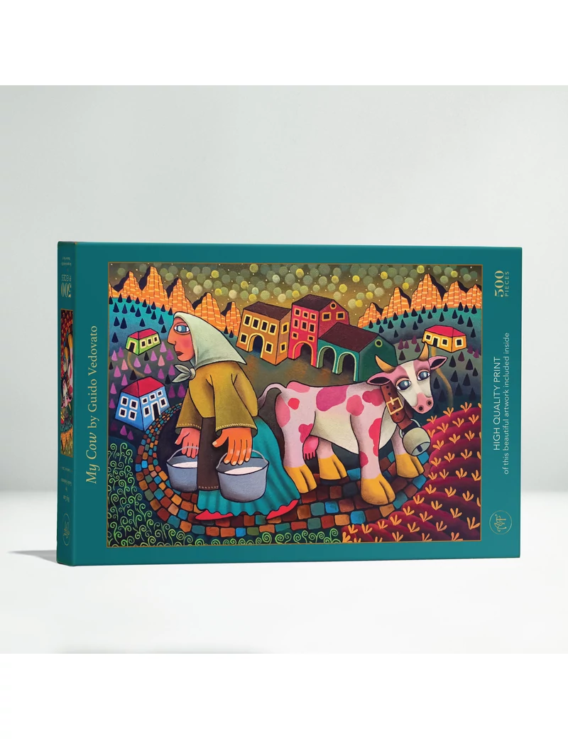 Art & Fable Puzzle Company My Cow 500 darabos kirakó