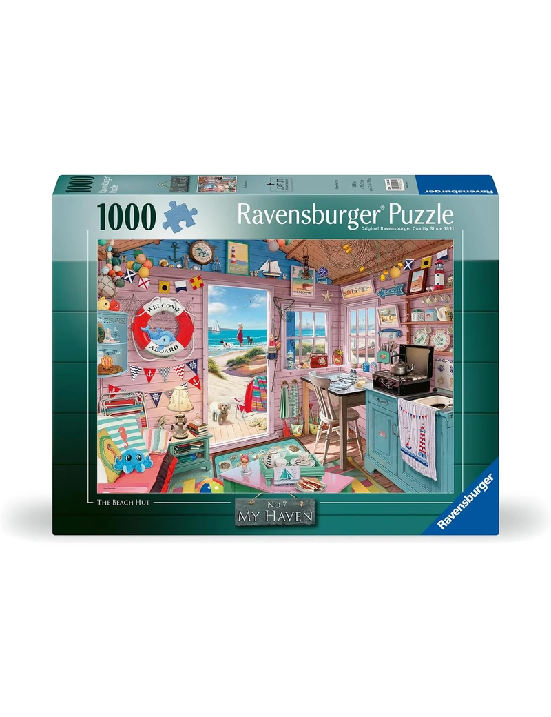 Ravensburger My Haven No.7: My Beach Hut 1000 darabos kirakó