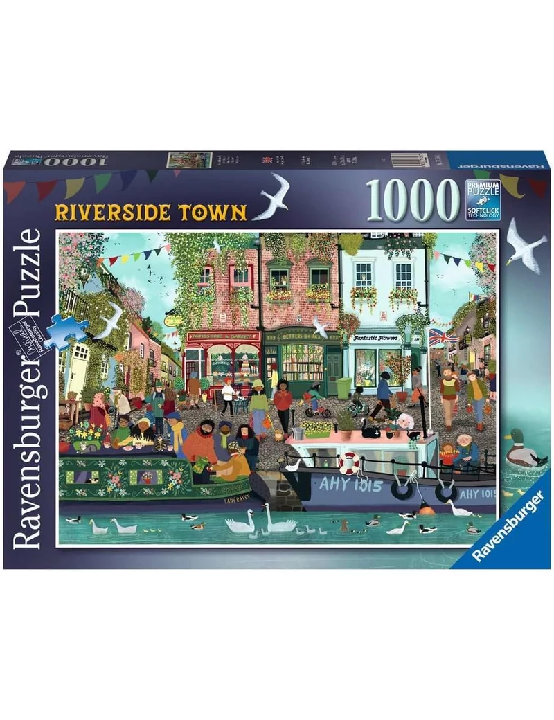 Ravensburger Riverside Town 1000 darabos kirakó