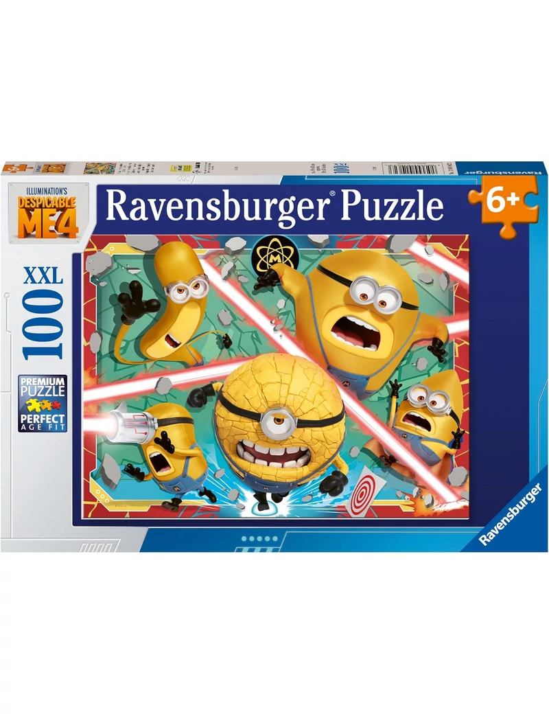 Ravensburger Despicable Me 4: Minions 100 XXL darabos kirakó