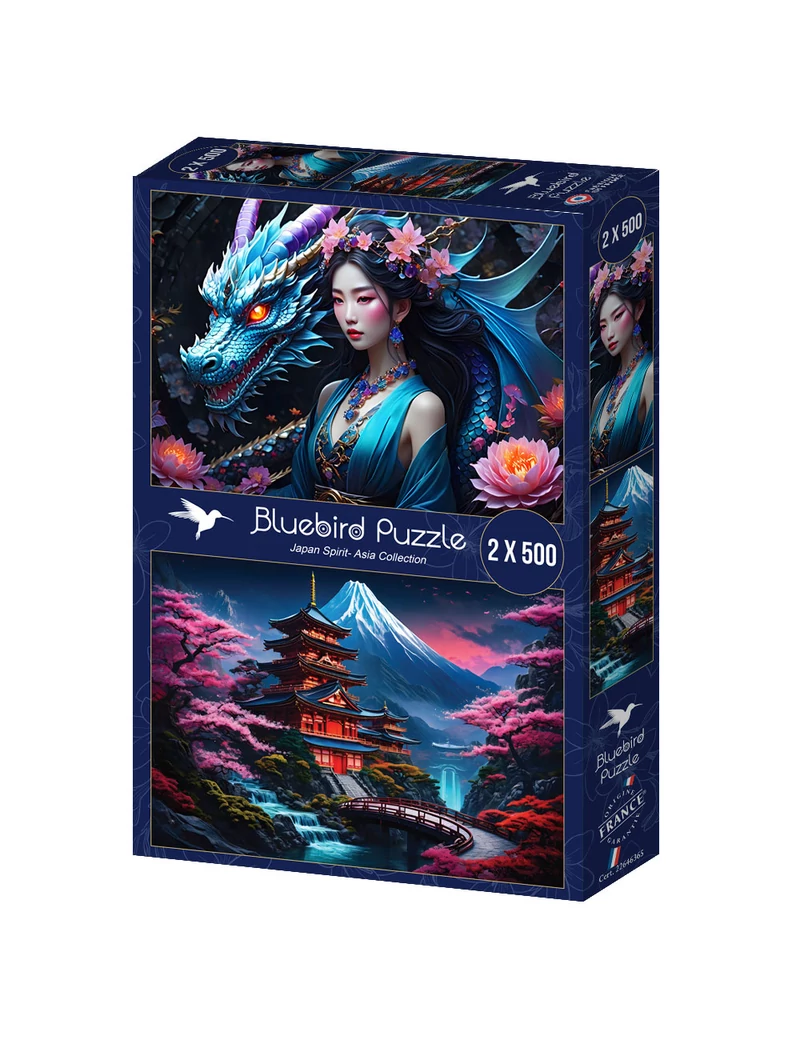 Bluebird Japan Spirit - Asia Collection 2x500 darabos kirakó