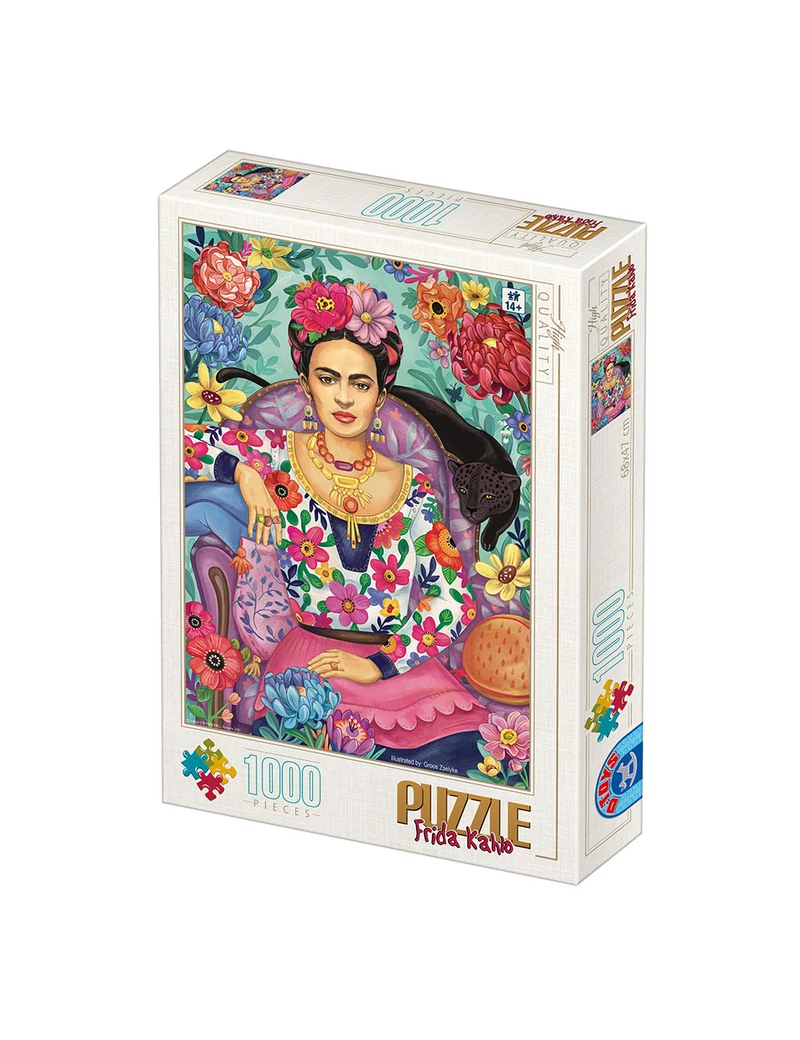 D-Toys Groos Zselyke - Frida Khalo 1000 darabos kirakó