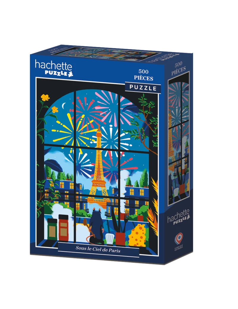 Hachette Sous le Ciel de Paris 500 darabos kirakó