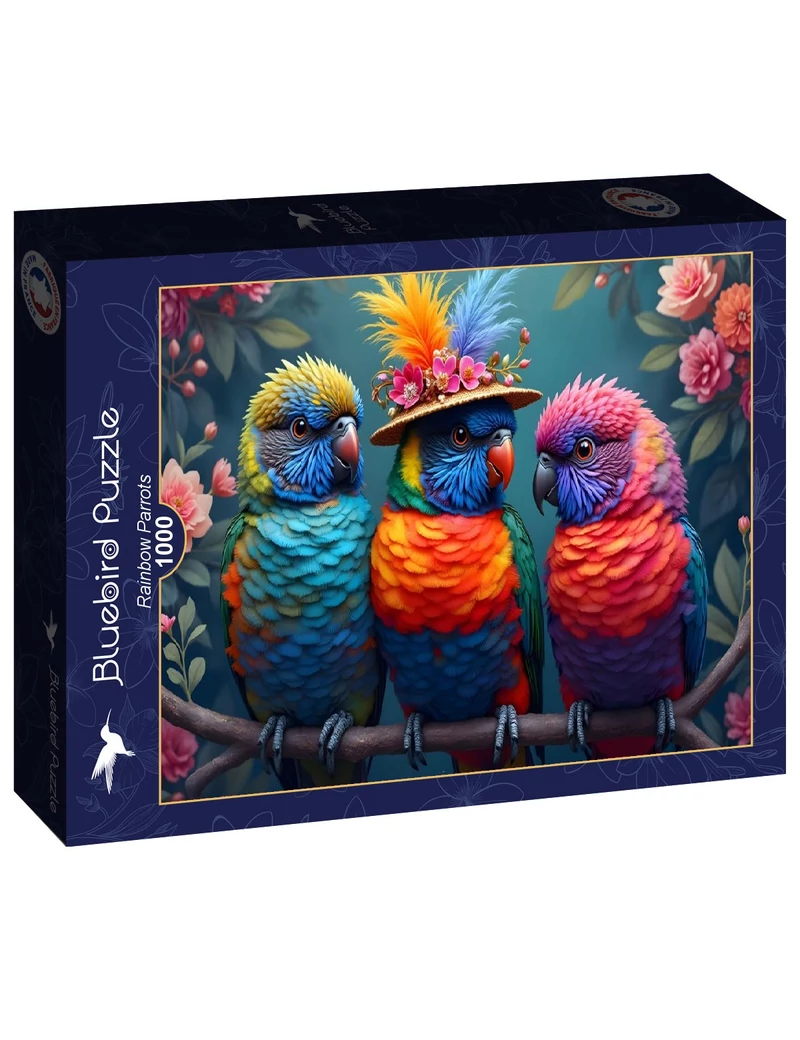 Bluebird Rainbow Parrots 1000 darabos kirakó