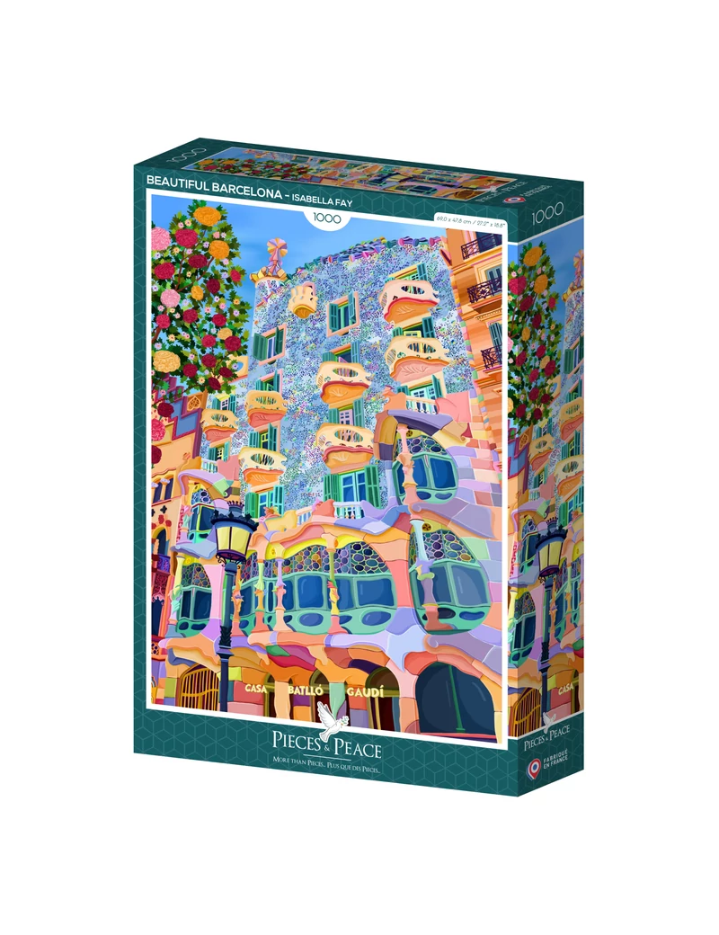 Pieces & Peace Beautiful Barcelona 1000 darabos kirakó