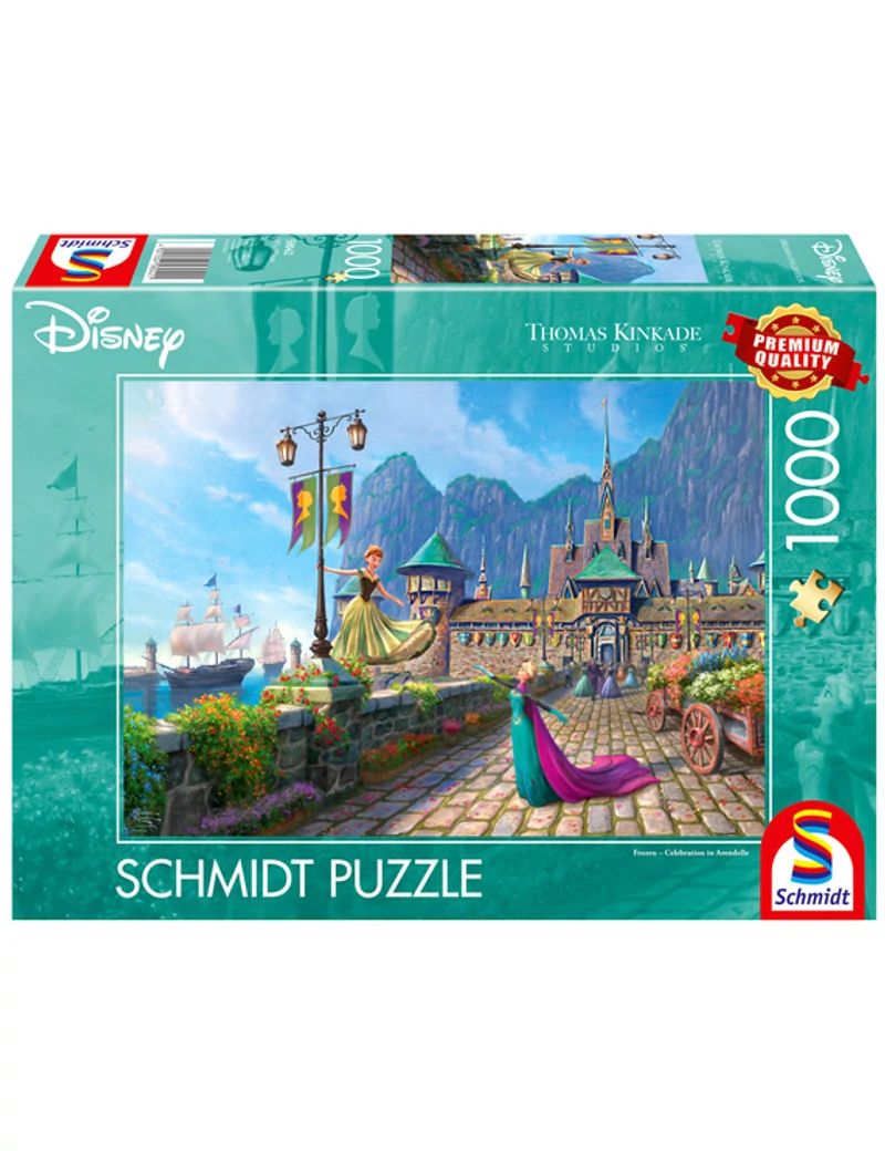 Schmidt Disney Kinkade Frozen – Celebration in Arendelle 1000 darabos kirakó