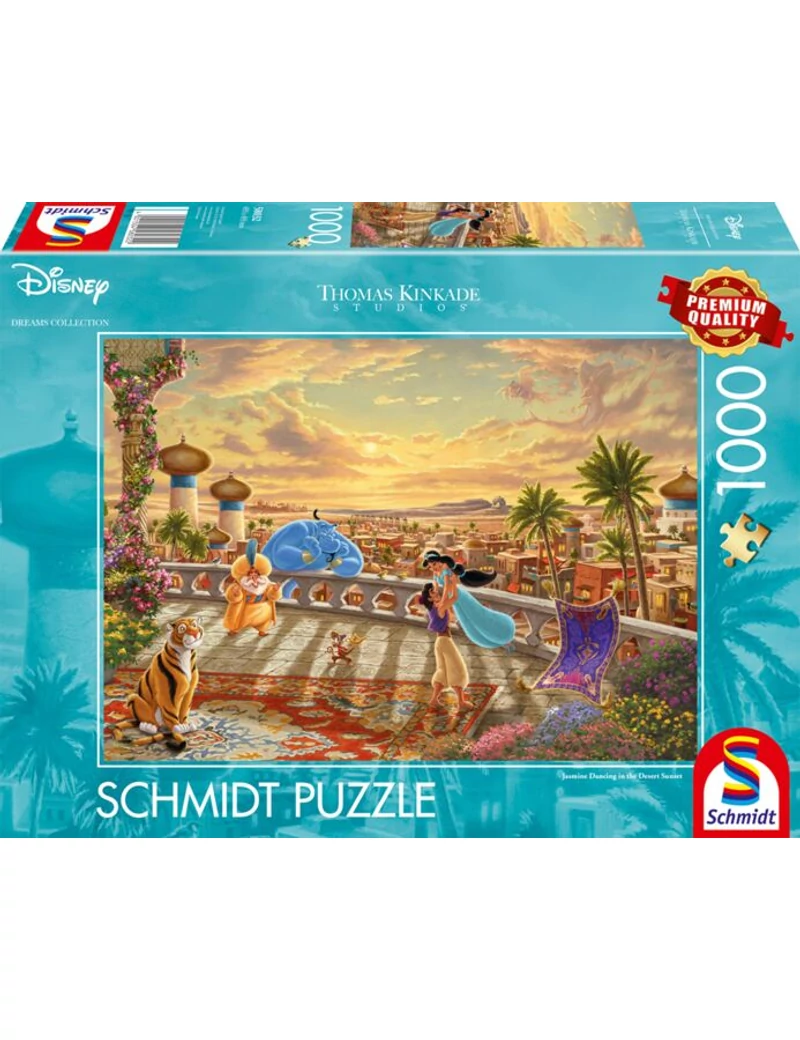 Schmidt Disney Kinkade Jasmine Dancing in the Desert Sunset 1000 darabos kirakó
