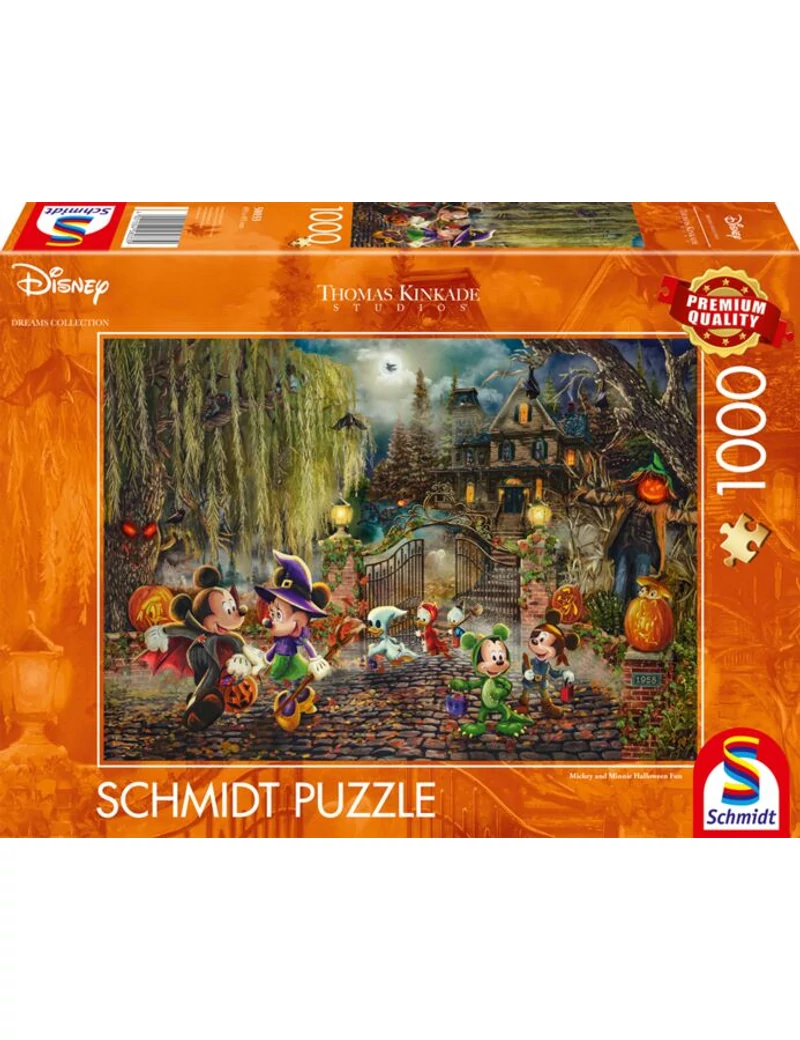 Schmidt Disney Thomas Kinkade Mickey and Minnie Halloween Fun 1000 darabos kirakó