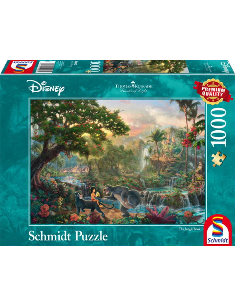 Schmidt Disney Kinkade The Jungle Book 1000 darabos kirakó