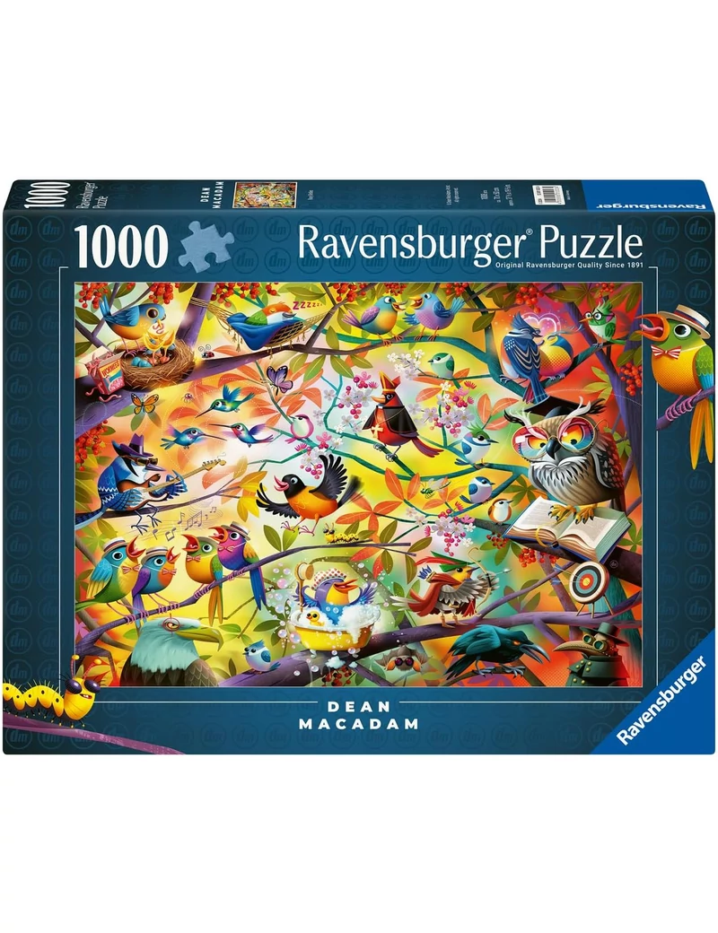 Ravensburger MacAdam: Busy Birdies 1000 darabos kirakó