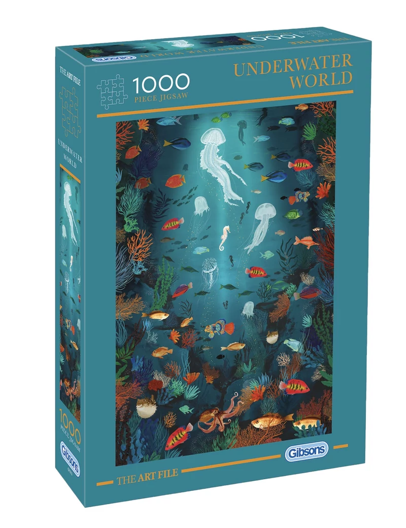 Gibsons The Art File: Underwater World 1000 darabos kirakó