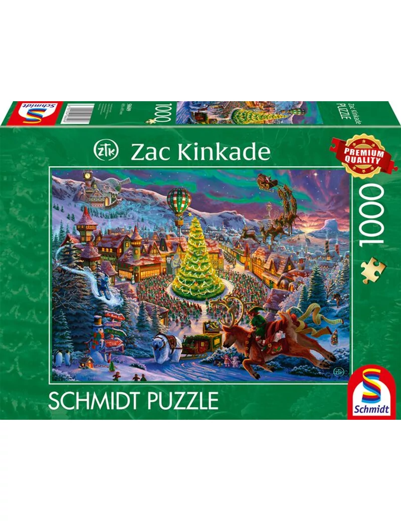 Schmidt Zac Kinkade Santa’s North Pole 1000 darabos kirakó