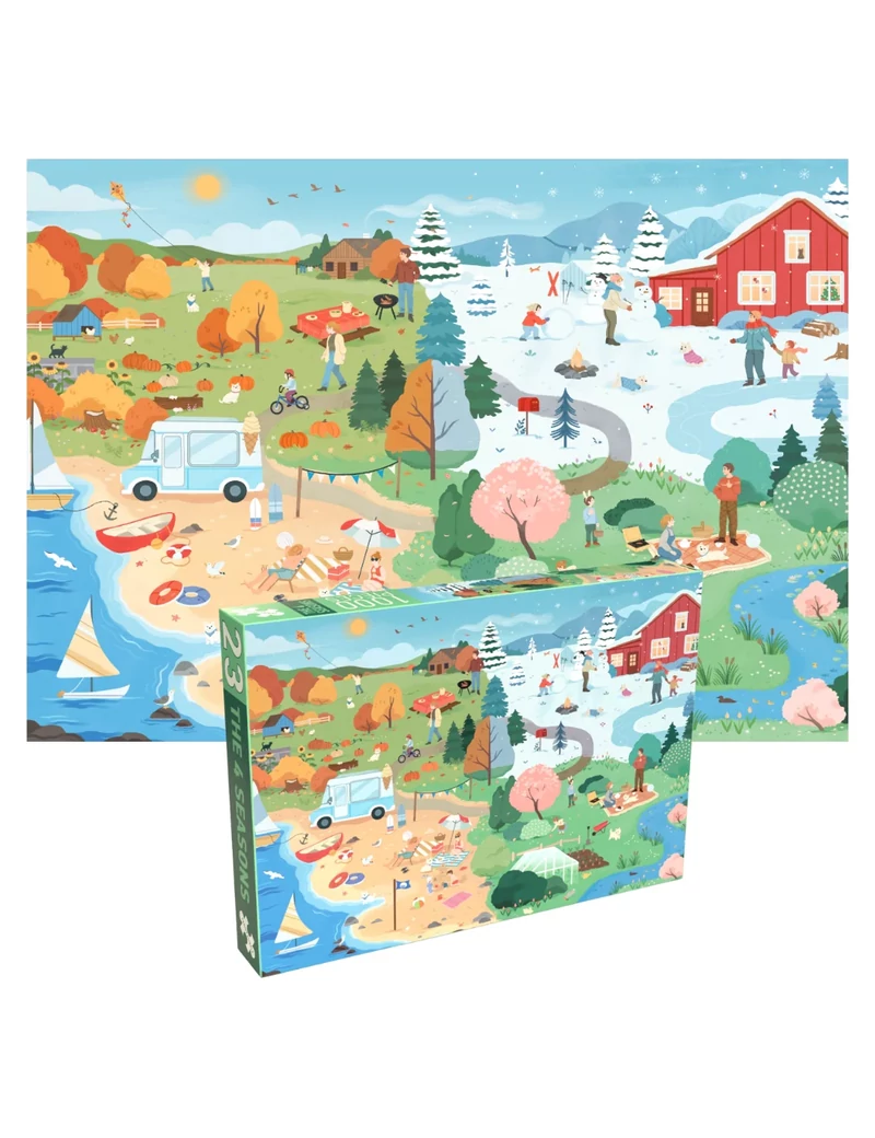Penny Puzzle The 4 Seasons 1000 darabos kirakó
