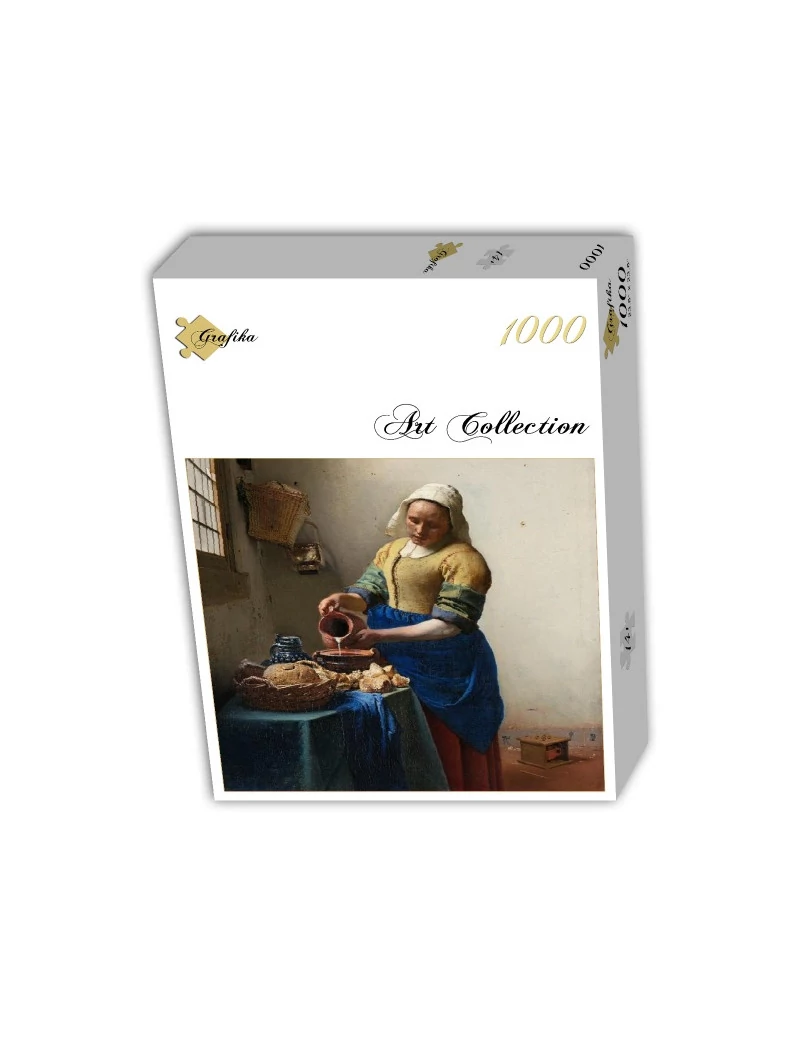 Grafika Johannes Vermeer: A konyhalány, 1658-1661 1000 darabos kirakó