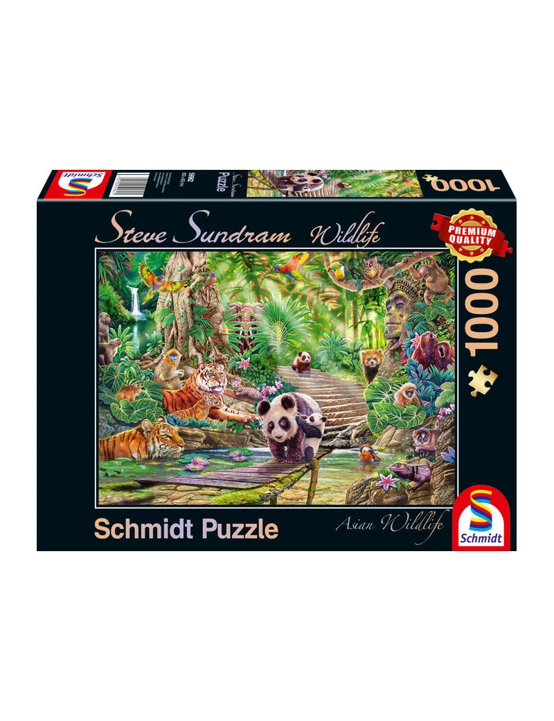 Schmidt Steve Sundram Asian Wildlife 1000 darabos kirakó
