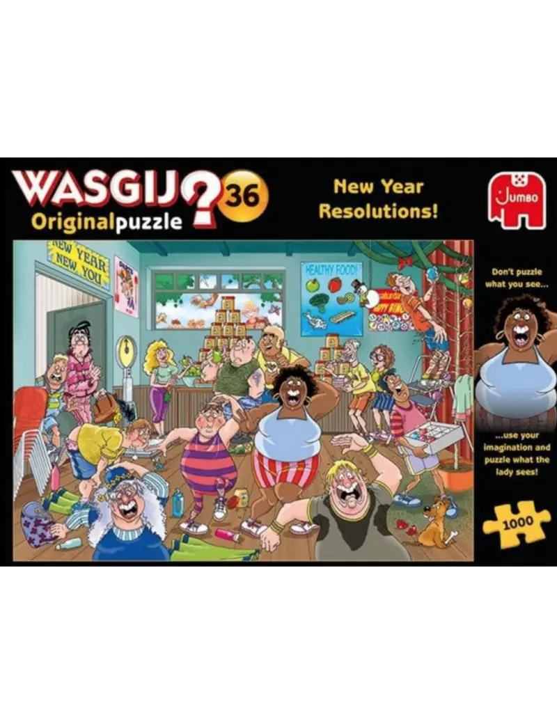 Jumbo Wasgij Original 36 New Year Resolutions 1000 darabos kirakó 