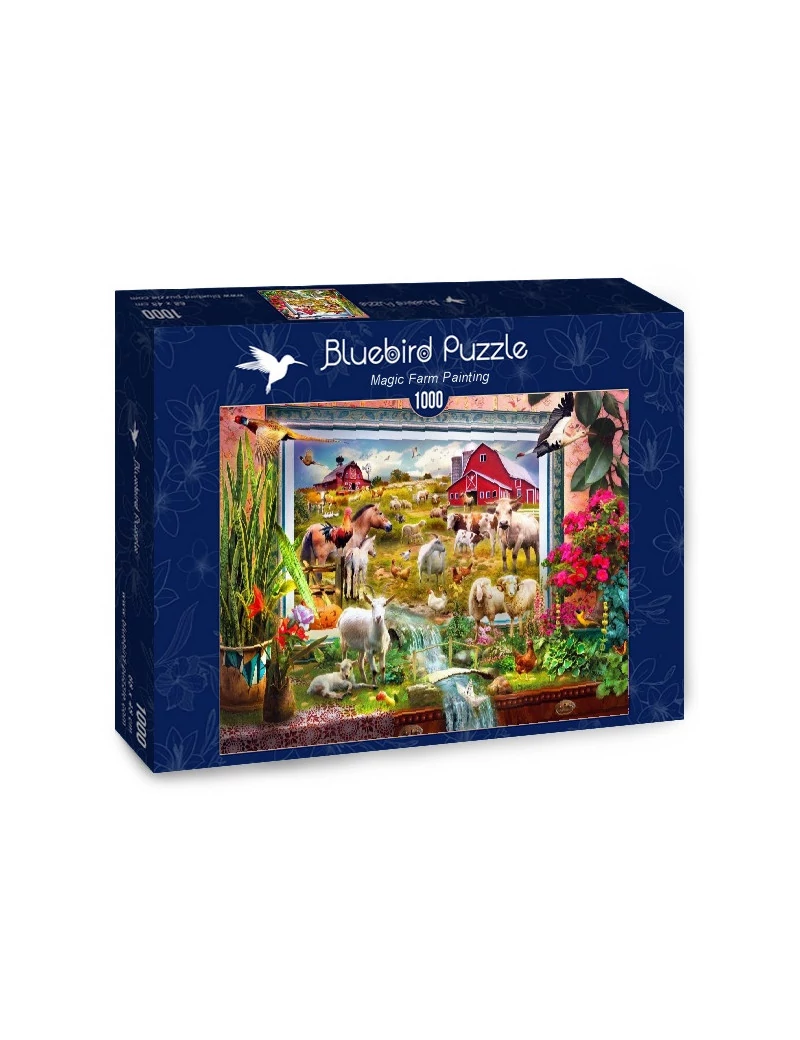Bluebird Magic Farm Painting 1000 darabos kirakó
