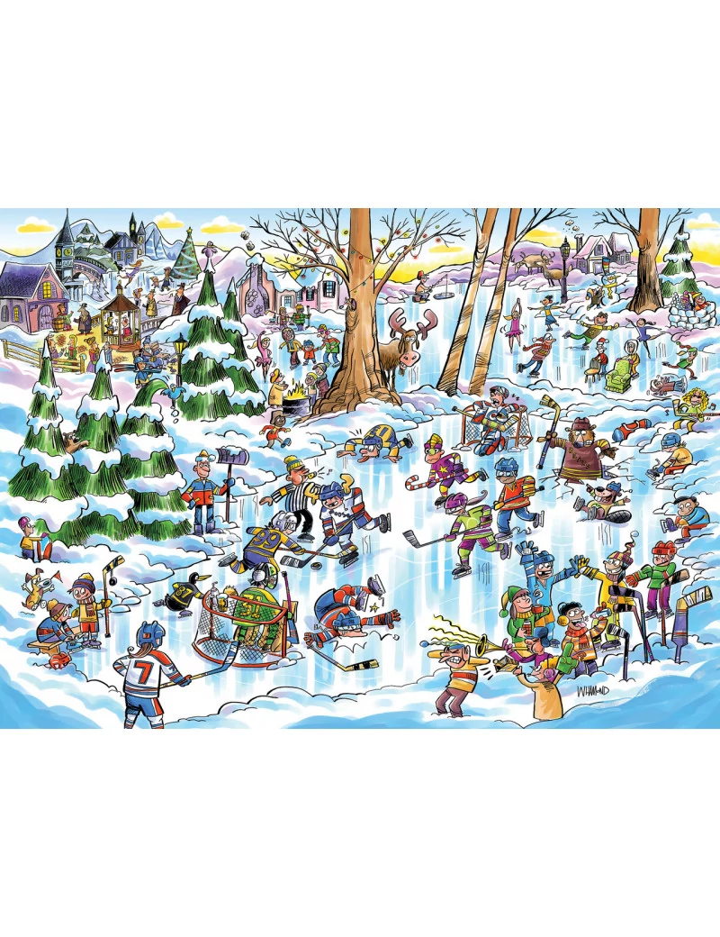 Cobble Hill Doodletown: Hockey Town 1000 darabos kirakó