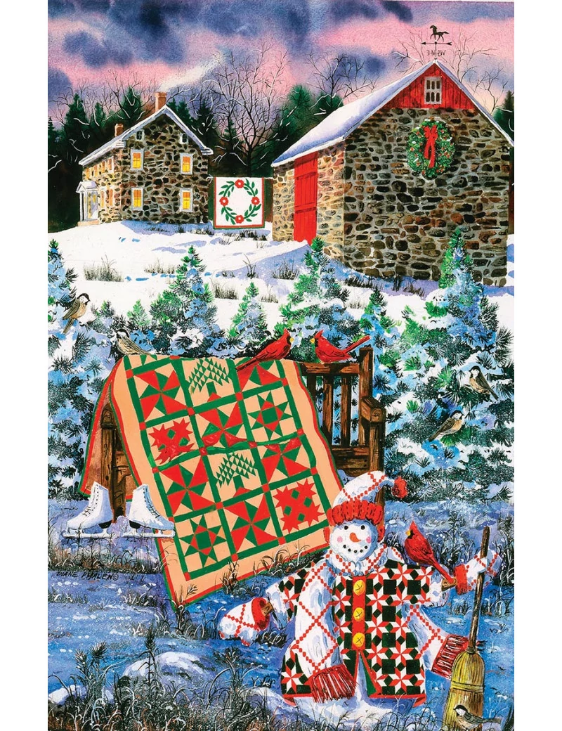 Sunsout A Christmas Cheer Quilt 1000 darabos kirakó 