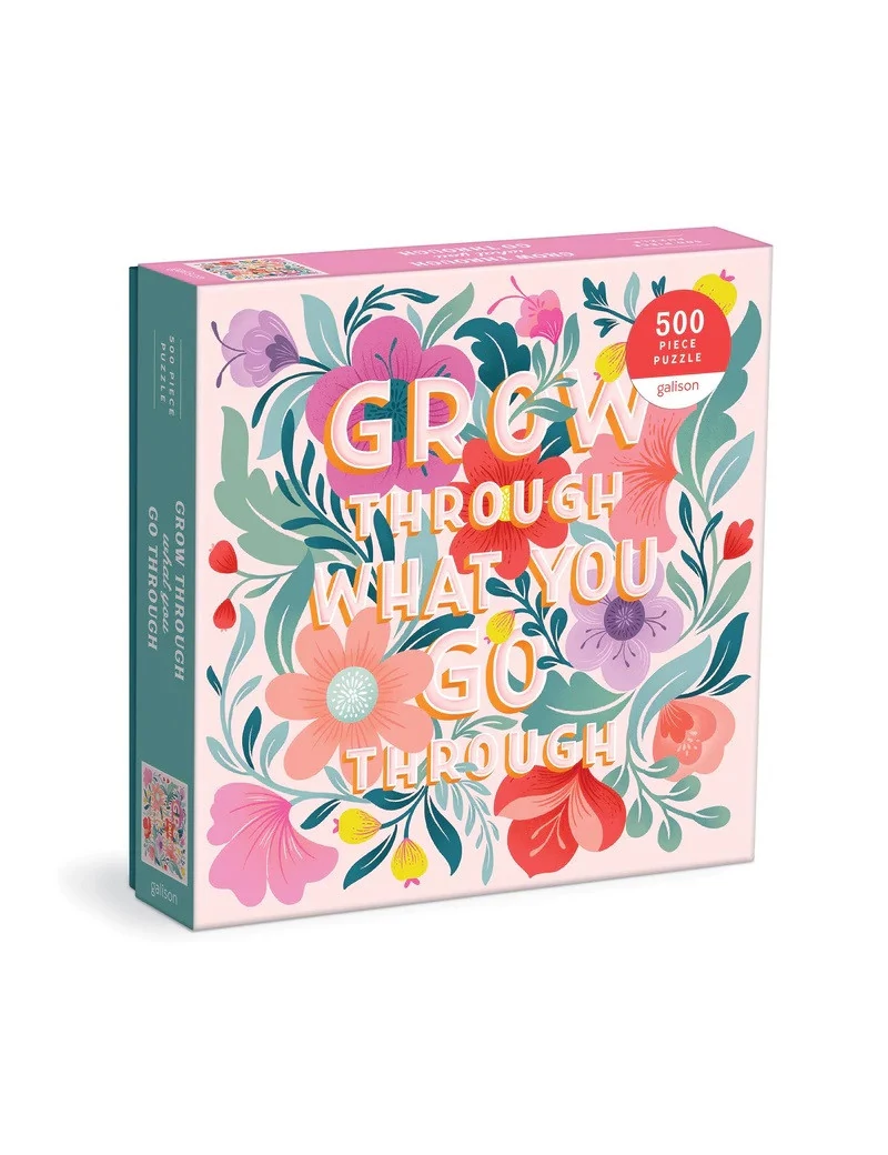 Galison Grow Through What You Go Through 500 darabos kirakó
