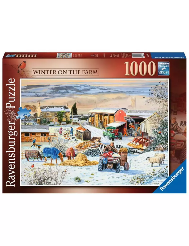 Ravensburger Winter on the Farm 1000 darabos kirakó