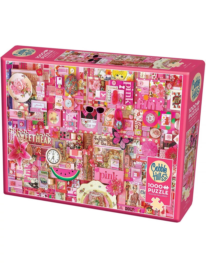 Cobble Hill Pink random cut 1000 darabos kirakó