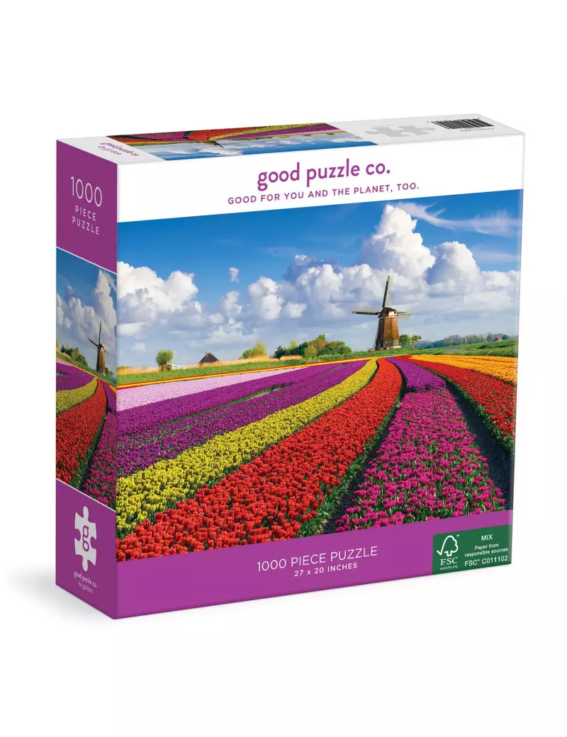 Good Puzzle Co. Flowers in Holland 1000 darabos kirakó