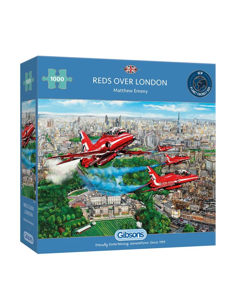 Gibsons Reds Over London 1000 darabos kirakó