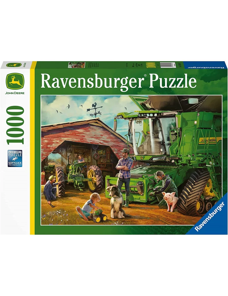 Ravensburger John Deere Then & Now 1000 darabos kirakó