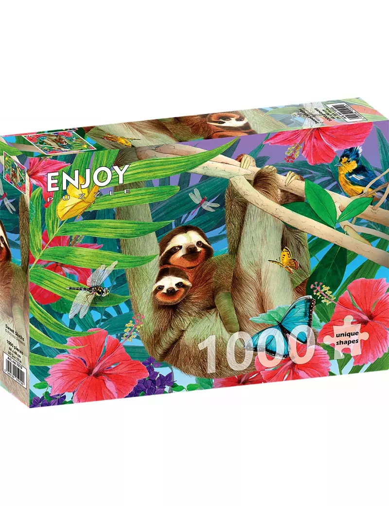 Enjoy 1919 Sweet Sloths 1000 darabos kirakó