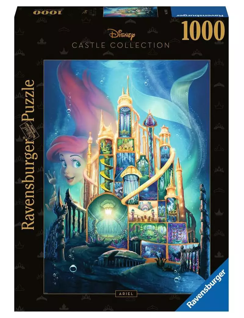 Ravensburger Disney Castle Collection Ariel 1000 darabos kirakó