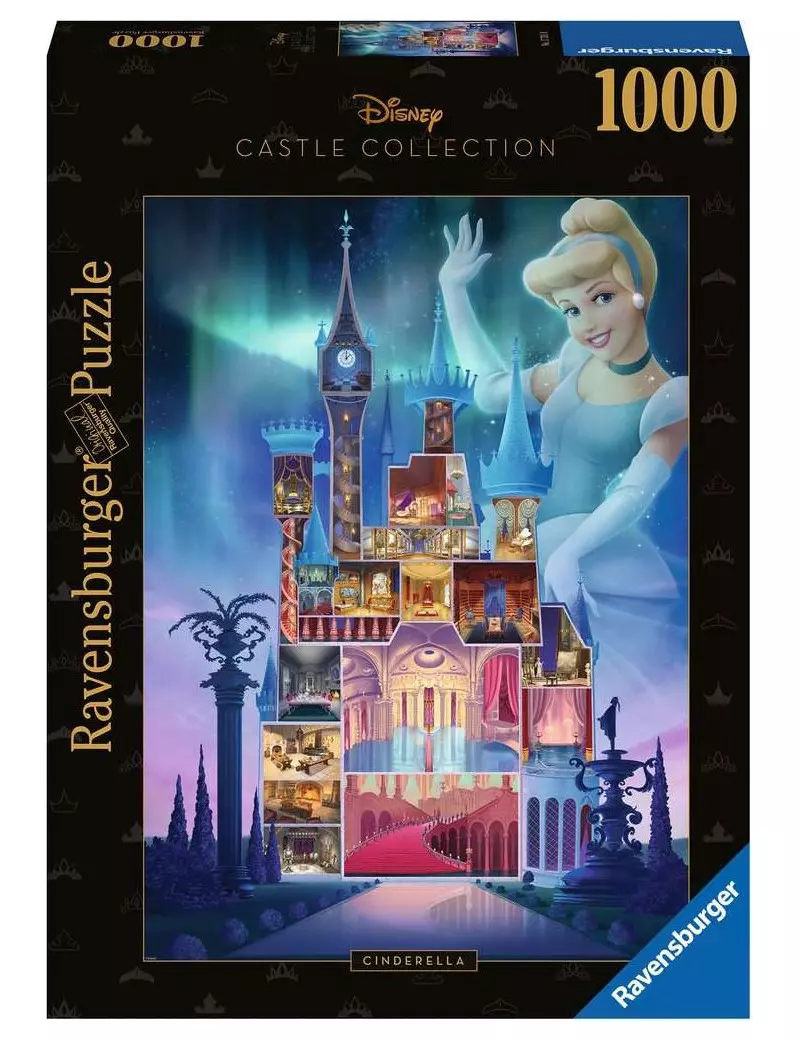Ravensburger Disney Castle Collection Cinderella 1000 darabos kirakó