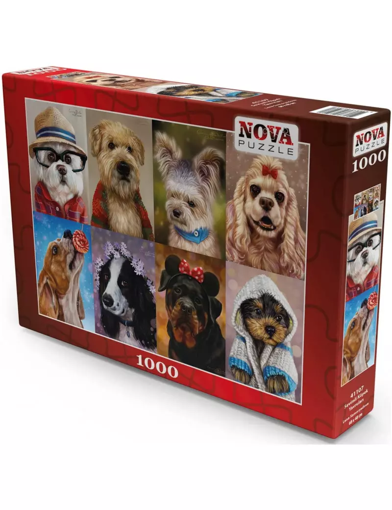 Nova Cute Puppies 1000 darabos kirakó