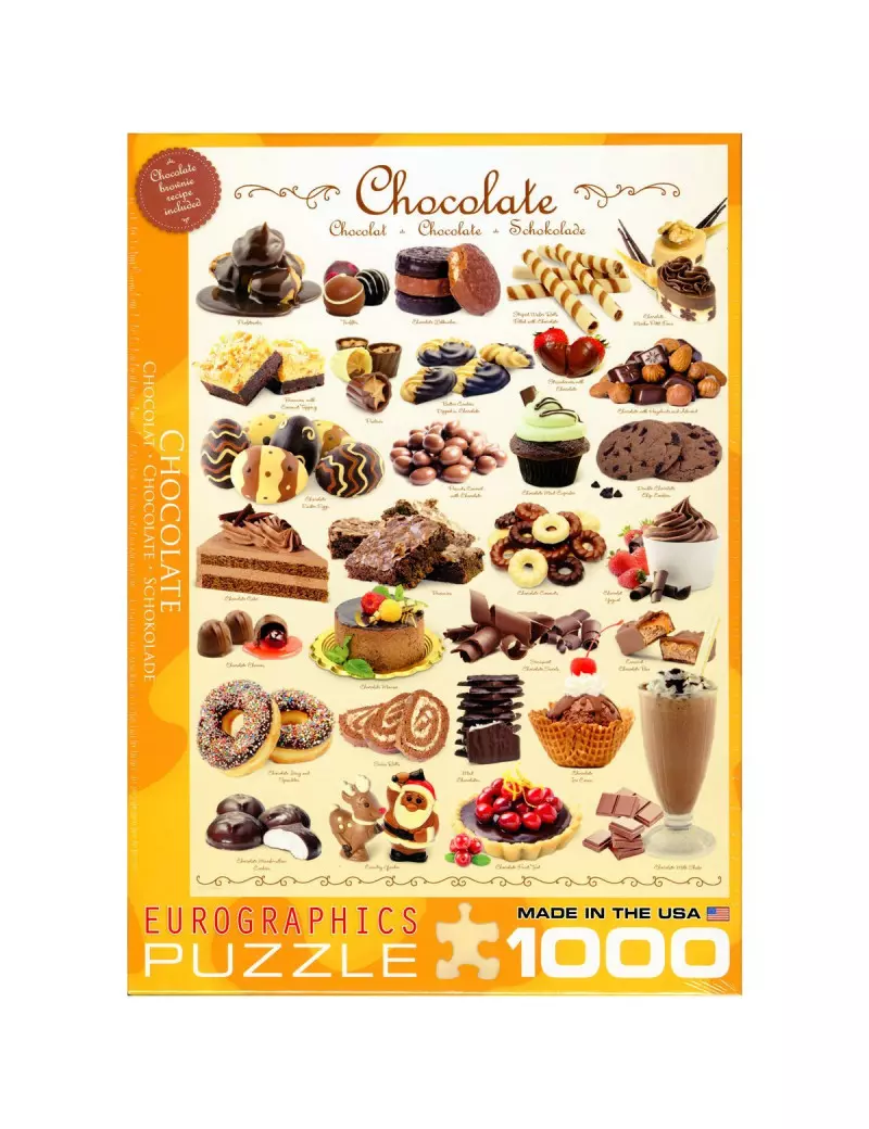 Eurographics Sweet Line Chocolate 1000 darabos kirakó