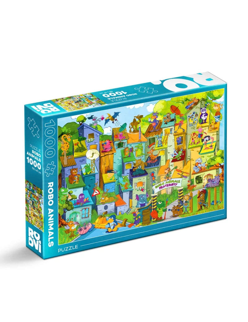Roovi Robo Animals 1000 darabos kirakó