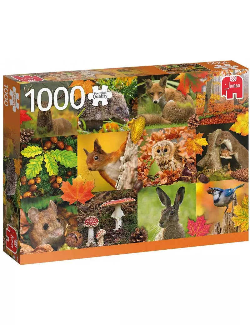 Jumbo Autumn Animals 1000 darabos kirakó