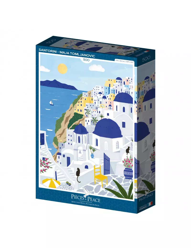 Pieces & Peace Santorini 500 darabos kirakó