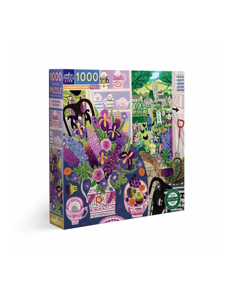 Eeboo Lavender Kitchen 1000 darabos kirakó