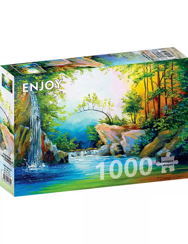 Enjoy In the Woods near the Waterfall 1000 darabos kirakó
