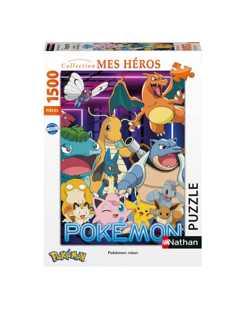 Nathan Pokémon Néon 1500 darabos kirakó