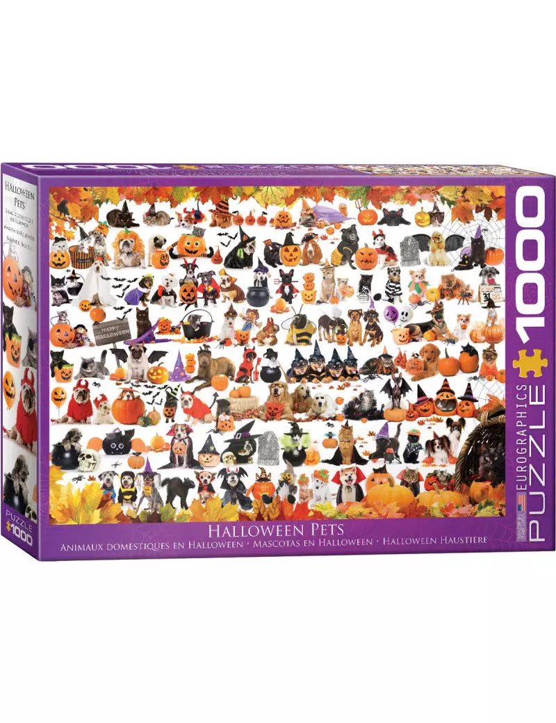 Eurographics Halloween Puppies and Kittens 1000 darabos kirakó