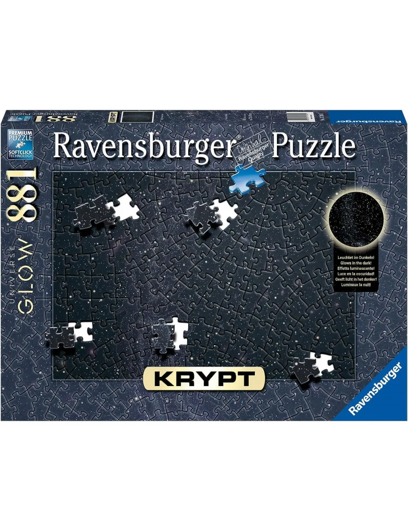 Ravensburger Krypt Universe Glow 736 darabos kirakó